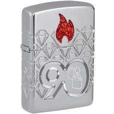Зажигалка Zippo 90th Anniversary EMEA 49865 Зажигалка Zippo 90th Anniversary EMEA 49865