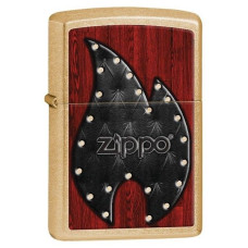 Зажигалка Zippo 207G Leather Flame 28832 Зажигалка Zippo 207G Leather Flame 28832