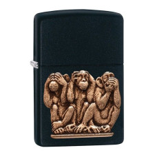 Зажигалка Zippo 218 Three Monkeys 29409 Зажигалка Zippo 218 Three Monkeys 29409