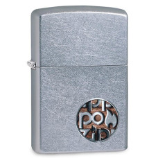 Зажигалка Zippo 207 Zippo Button Logo 29872 Зажигалка Zippo 207 Zippo Button Logo 29872