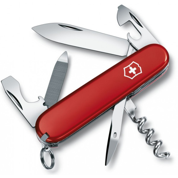 Швейцарский нож складной Victorinox Sportsman 0.3803.B1 красный