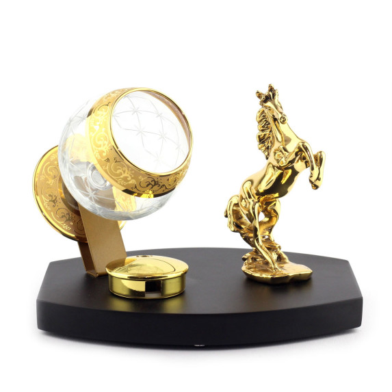 Набор с подогревом для коньяка "Caballo" Набор с подогревом для коньяка "Caballo"