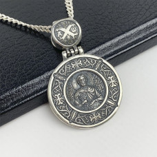 Подвеска "Святой Александр Невский" серебряная Подвеска "Святой Александр Невский" серебряная