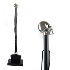 Рожок для обуви "Череп" длинный