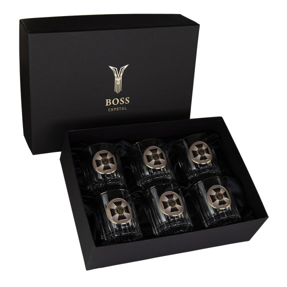 Набор стаканов для виски "Служба безопасности Украины" Boss Crystal Набор стаканов для виски "Служба безопасности Украины" Boss Crystal