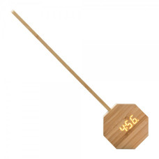 Светильник c будильником "OCTAGON ONE PLUS" бамбук