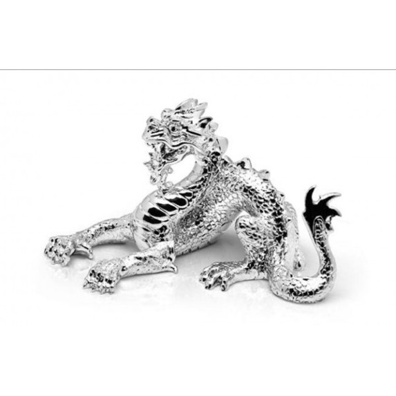 Серебряная статуэтка Дракон