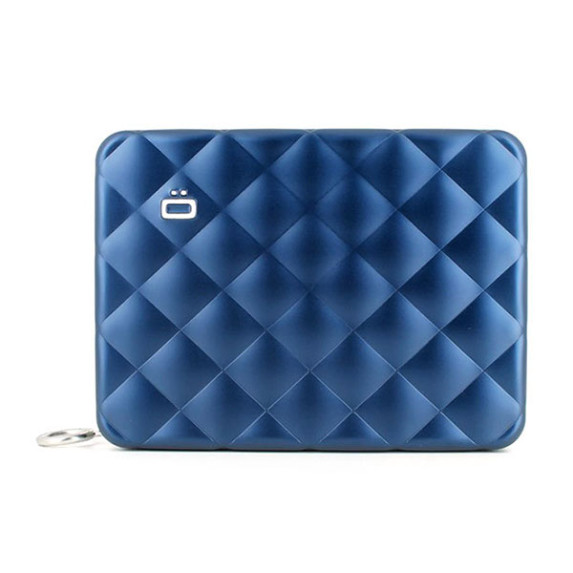 Кошелек на молнии OGON Quilted Passport синий