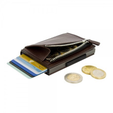 Кошелек на молнии OGON CASCADE SLIM ZIPPER коричневый Кошелек на молнии OGON CASCADE SLIM ZIPPER коричневый