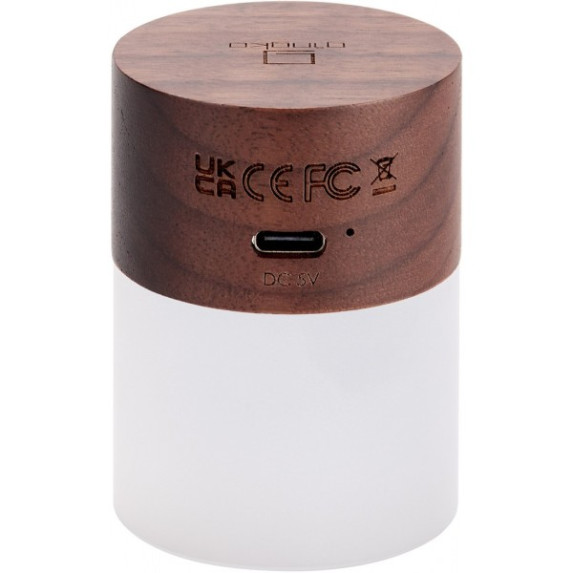 Портативный светильник на аккумуляторе Lemelia Gingko дерево орех