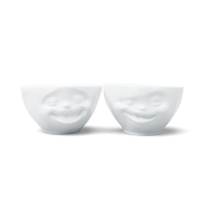 Набор из двух пиал "Смехотерапия и подмигивающий" Tassen (200 мл) фарфор Набор из двух пиал "Смехотерапия и подмигивающий" Tassen (200 мл) фарфор