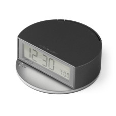 Французские часы Lexon Fine Twist с режимом повторения будильника, черный