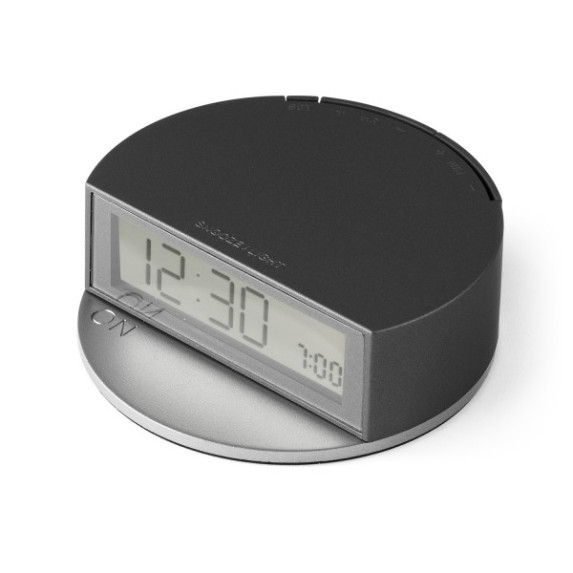 Французские часы Lexon Fine Twist с режимом повторения будильника, черный Французские часы Lexon Fine Twist с режимом повторения будильника, черный