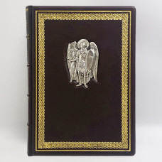 Ежедневник A5 "Архангел Михаил" коричневый