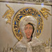 Икона из серебра "Святая блаженная Матрона" в фигурной раме