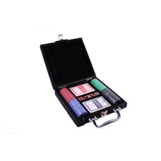 Набор для покера Duke в черном кожанном кейсе Набор для покера Duke в черном кожанном кейсе