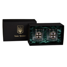Набор 2 бокалов для виски "ВСУ" Boss Crystal Набор 2 бокалов для виски "ВСУ" Boss Crystal