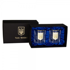 Набор 2 бокалов для виски "Трезубец" Boss Crystal Набор 2 бокалов для виски "Трезубец" Boss Crystal