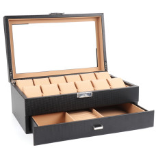 Шкатулка для хранения часов и украшений Craft 12PU.FIB.JW.BR Шкатулка для хранения часов и украшений Craft 12PU.FIB.JW.BR