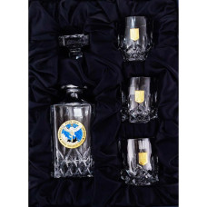 Набор "Военная разведка Украины" стаканы и графин Набор "Военная разведка Украины" стаканы и графин