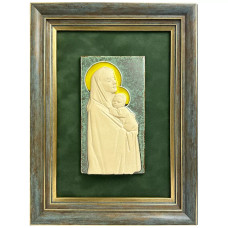 Икона "Богородица с ребенком" керамическая Икона "Богородица с ребенком" керамическая