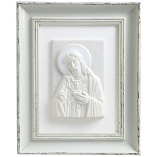 Икона "Открытое сердце Иисуса" керамическая Икона "Открытое сердце Иисуса" керамическая