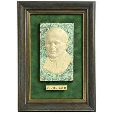Портрет "Иоанн Павел II" керамический