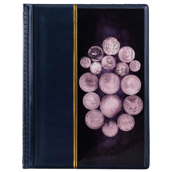 Альбом для монет кожаный