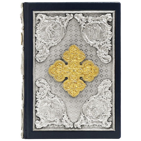 Книга "Библия" с позолотой на украинском