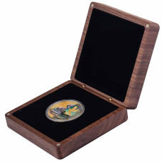 Памятная монета-оберег в деревянном футляре