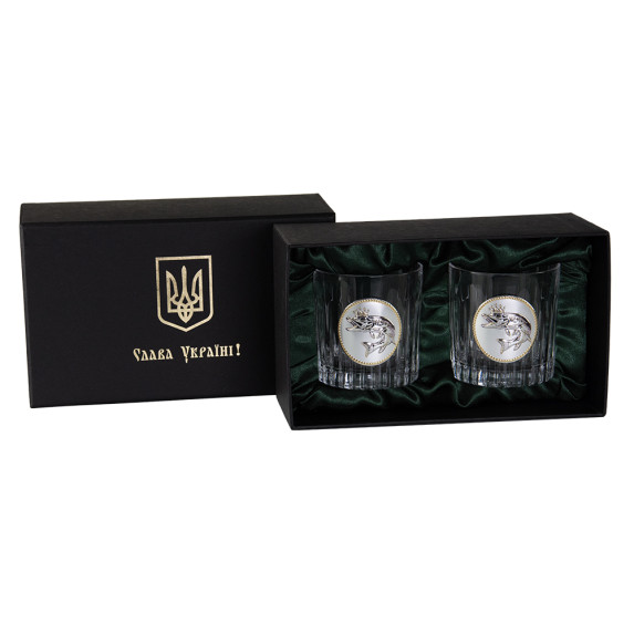 Набор для виски "Рыбалка" 2 бокала