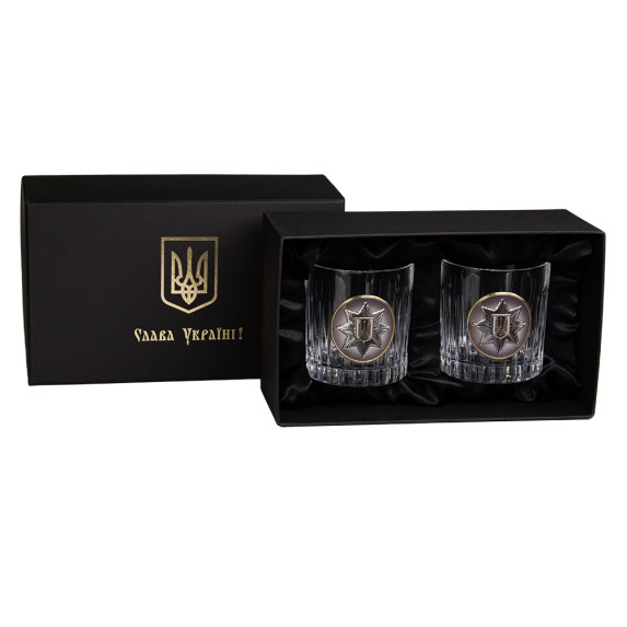 Набір "Національна поліція України" для віскі