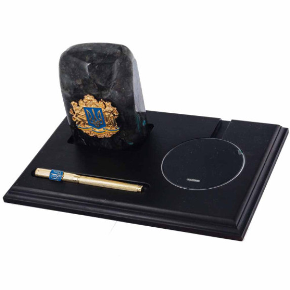 Набор для кабинета "Украинский оберег" с бокалом