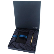 Дневник кожаный черный с ручкой Дневник кожаный черный с ручкой