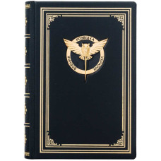 Ежедневник "Военная разведка Украины" кожаный черный Ежедневник "Военная разведка Украины" кожаный черный