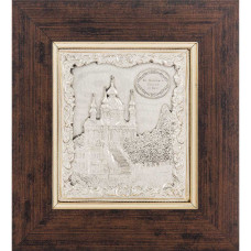 Плакетка «Андреевская церковь» посеребренная Плакетка «Андреевская церковь» посеребренная