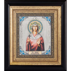 Икона Святая Ника посеребренная