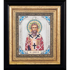 Икона Святой Дионисий Ареопагит посеребренная