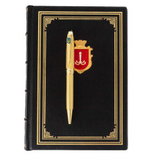 Дневник кожаный «Одесса» с ручкой Дневник кожаный «Одесса» с ручкой