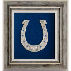 Панно "Подкова счастья" посеребренная в раме Панно "Подкова счастья" посеребренная в раме