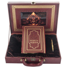 Подарочный сет "Атрибут власти" (книга "Мудрость лидера", ручка Tenso) Подарочный сет "Атрибут власти" (книга "Мудрость лидера", ручка Tenso)