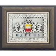 Панно "Герб Одессы с тритонами"