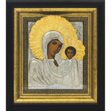 Серебряная икона "Божия Матерь Казанская" Серебряная икона "Божия Матерь Казанская"
