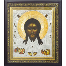 Икона в серебре "Спас Нерукотворный" Икона в серебре "Спас Нерукотворный"