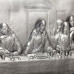 Серебряная икона "Тайная вечеря"