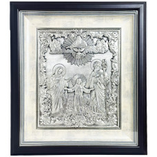 Серебряная икона "Святое Семейство" Серебряная икона "Святое Семейство"