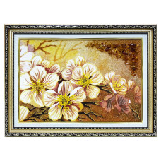 Картина из янтаря "Цветущая ветка" 20x30 Картина из янтаря "Цветущая ветка" 20x30