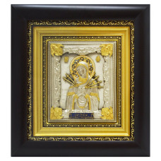 Икона в позолоте "Богородица Семистрельная"