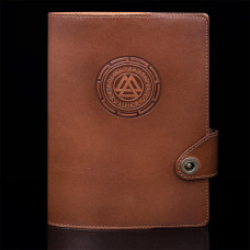 Ежедневник кожаный "Валькнут" коричневый