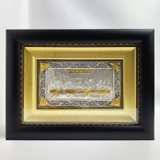 Икона из серебра "Тайная вечеря"